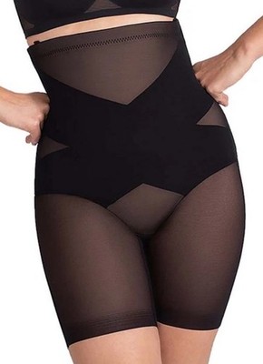 Auth $99 Honeylove Superpower Shorts Shapewear in Runway Black Sz 1X Liftwear
