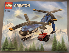 LEGO CREATOR set: 31049 Twin Spin Helicopter 100% Complete w/3 instruc book 3in1