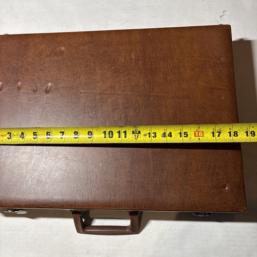 Vintage Savoy Style 60 Cassette Tape Storage Briefcase Carrying Suitcase - Foto 7 di 9