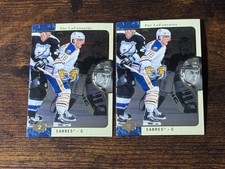 (2) 1995-96 Buffalo Sabres Pat Lafontaine Upper Deck SP #12