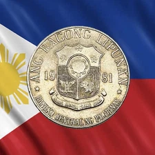 1981 Philippines 1 Piso - Combined Ship