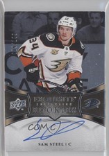 2018-19 Ice Exquisite Collection Platinum Rookies 9/199 Sam Steel #R22 Auto av1