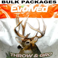 2025 BULK BAGED EVOLVED HARVEST Throw & Gro CLOVER NO-TILL FORAGE FOOD PLOT SEED