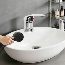 Water Faucet Set,Salon Shampoo Bowl Faucet and Sprayer Kit,Salon Water Tap Set