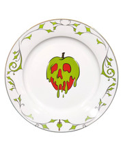 4 Disney Villains POISON APPLE 8 Salad Plates...