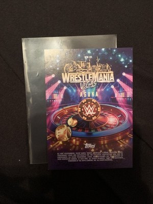 2026 Topps WWE Wrestlemania 42 Exclusive Asuka Card Las Vegas | eBay