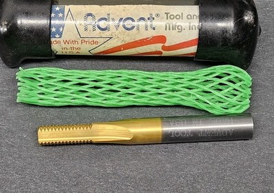 ADVENT M12 x 1.25 Solid Carbide Thread Mill 3/8'' Shank 4 Flute 3'' OAL Machinist