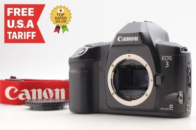  [FAST NEUWERTIG mit Riemen] Canon EOS 3 III 35-mm-Spiegelreflexkamera...