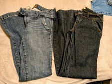 Tyte Lightweight Flare Leg Jeans Size 7 Super Low Rise y2k Hipster 2000s