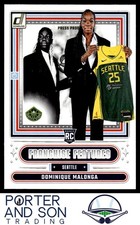 Dominique Malonga 2025 Donruss WNBA Franchise Features RC #19 Seattle Storm