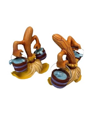 Miss Mindy Sorcerer s Apprentice Brooms Ceramic Fantasia Pair