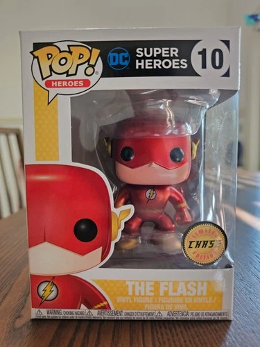 Funko Pop DC Superheroes: The Flash Chase Metallic #10