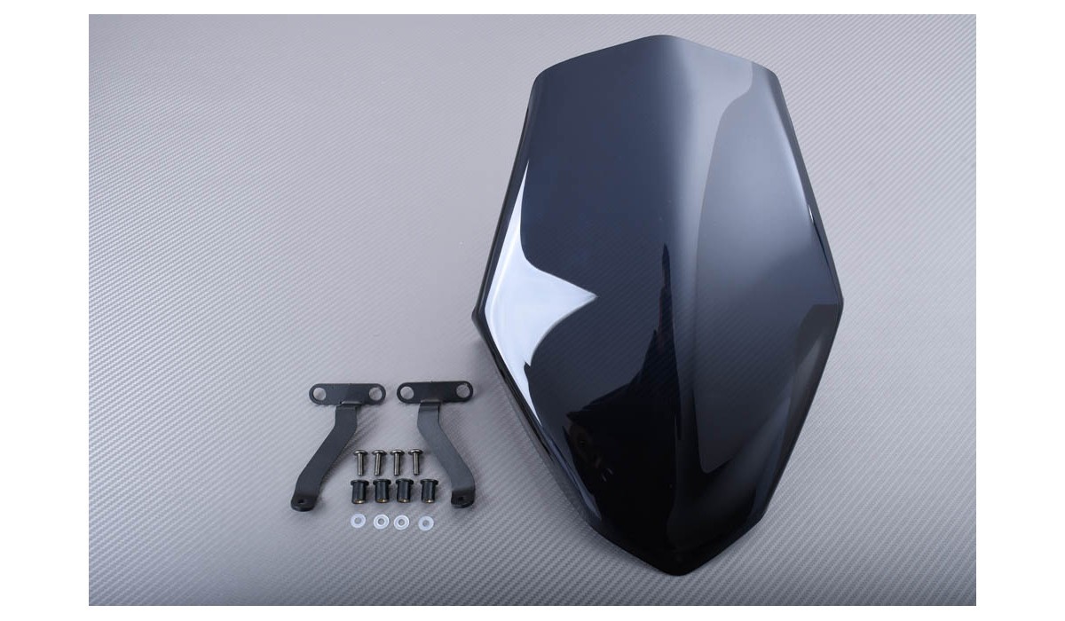 Bulle double courbure teintée pour HONDA CB500F 2016-2018 réduisant les turbulences