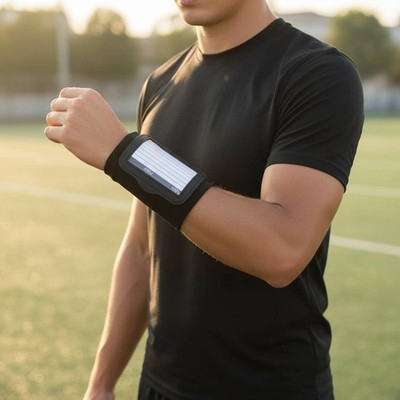 wrist Playbook Armband elastischer Halt Coach-Armband mit Sichtfenster flexibel