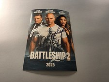 BATTLESHIP 2 CAST (STATHAM/GADOT) - signed Fo...