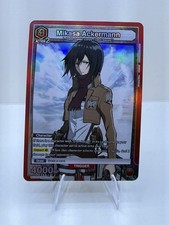 Union Arena Mikasa Ackermann SR  Card Attack on Titan