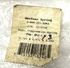 Gardner 3 Precision Compression Springs. .720x .072x2.00 — photo 2