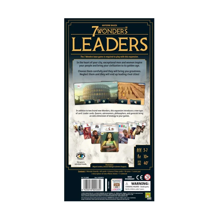 7 Wonders: Leaders-New Sealed-Free Shipping - Image 3 of 3