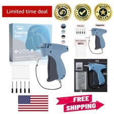 Professional Price Tagging Gun in Blue  Black - Includes 1008 Barbs  5 Needles