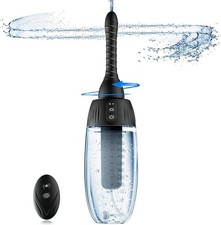 Anal Douche Automatic Rotating Enema - 20oz Douches for Men  Women 360  Deep C
