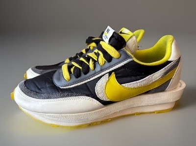  Nike LD Waffle sacai Undercover Black Bright Citron Mens DJ4877-001 Sz 10 