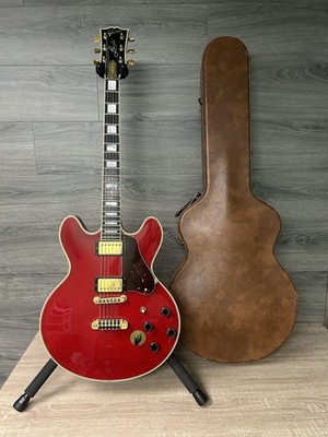 1981 Gibson B.B. King Lucille Signature Electric Guitar Cherry Red w/ Case #2640