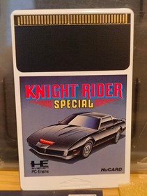 Knight Rider Special PACK IN VIDEO PC Engine HuCard Used Tested JP ver with Case