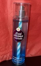 RARE Retired Bath  Body Works Iced Coconut Coolada Fragrance Mist Spray 7.6 Oz