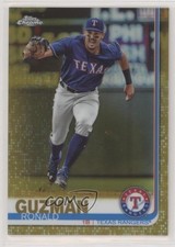 2019 Topps Chrome Gold Refractor 30/50 Ronald Guzman #40 0d4