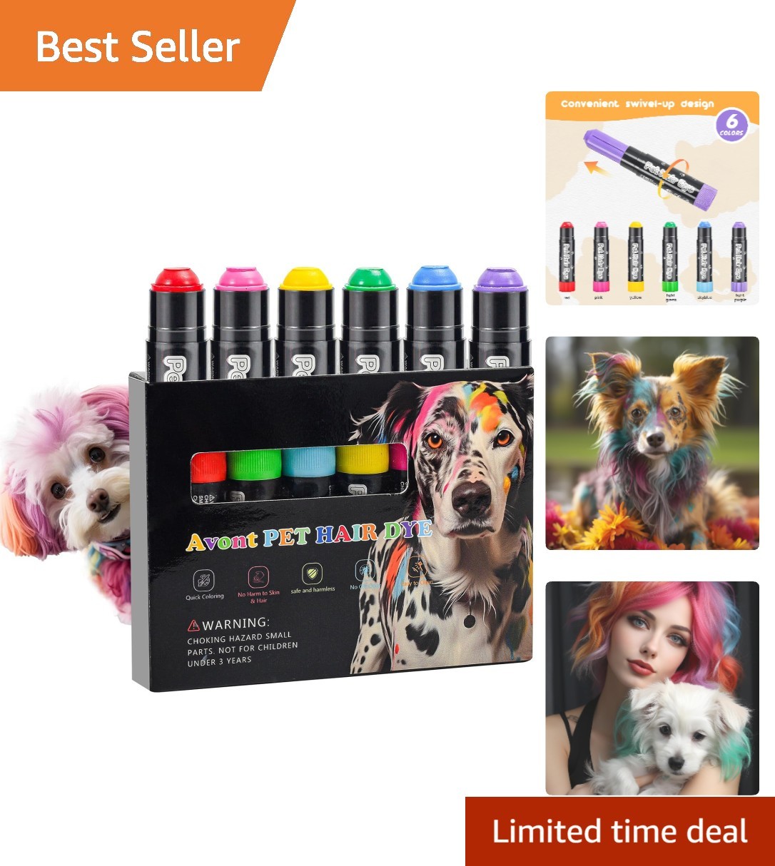 Safe and Creative Pet Hair Dye from Crayons &ndash; Perfect for Events & Styling