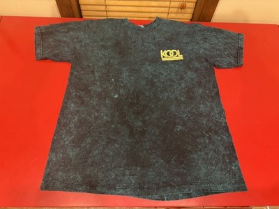 VTG 90s KOOL Cigarettes T-Shirt XL Neon Acid Wash Bluegrass T-Shirt Made USA 