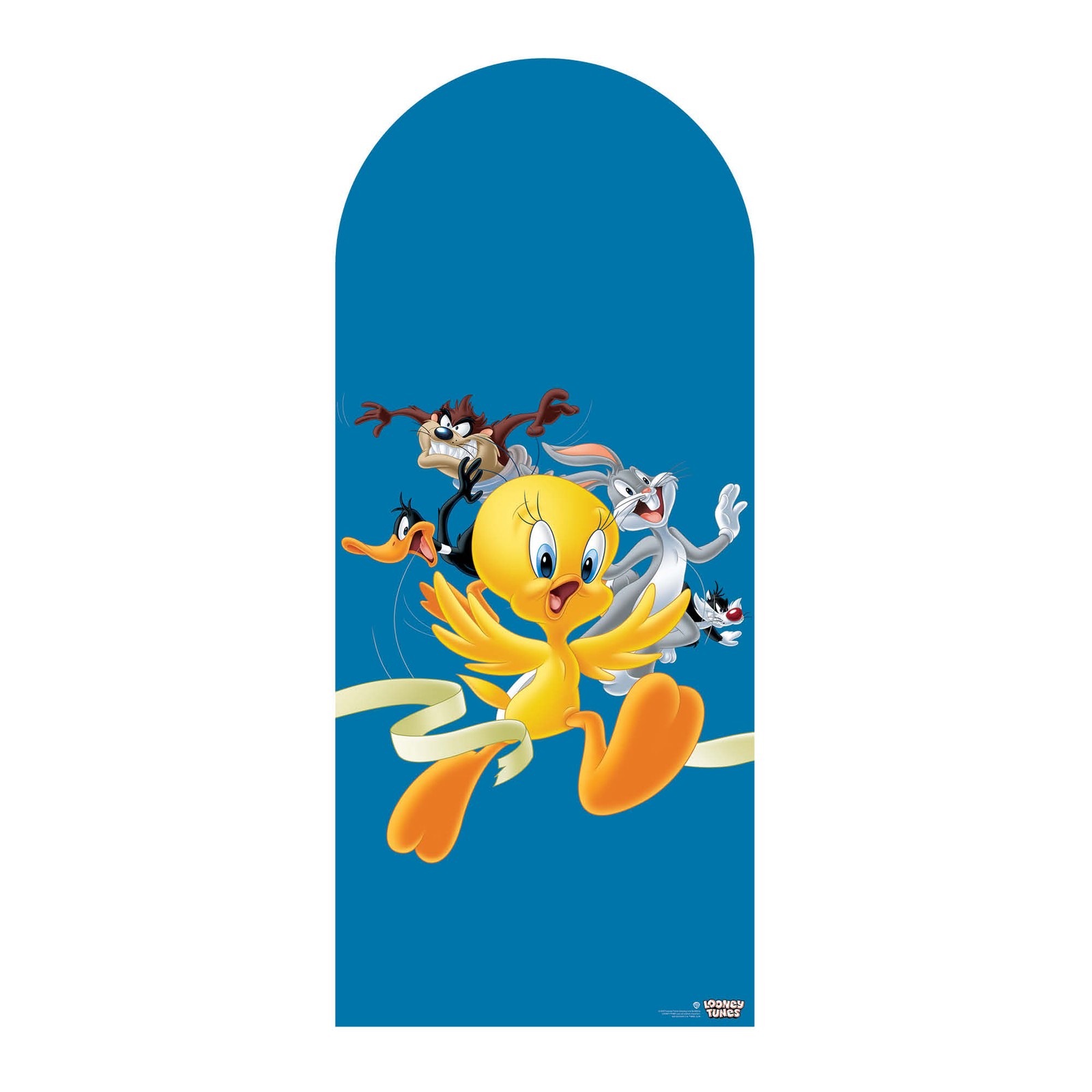 Looney Tunes Finishing Line Athletic Backdrop Cardboard Scenery Official Standup