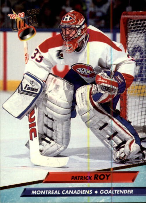 1992-93 Ultra #108 Patrick Roy - HKY