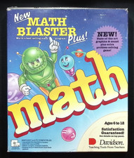 New Math Blaster Plus - BIG BOX - PC, 1990