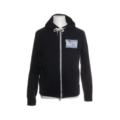 Authentic, Kapuzenpullover, Größe: M, Schwarz, Baumwolle/Polyester, Print #GFF
