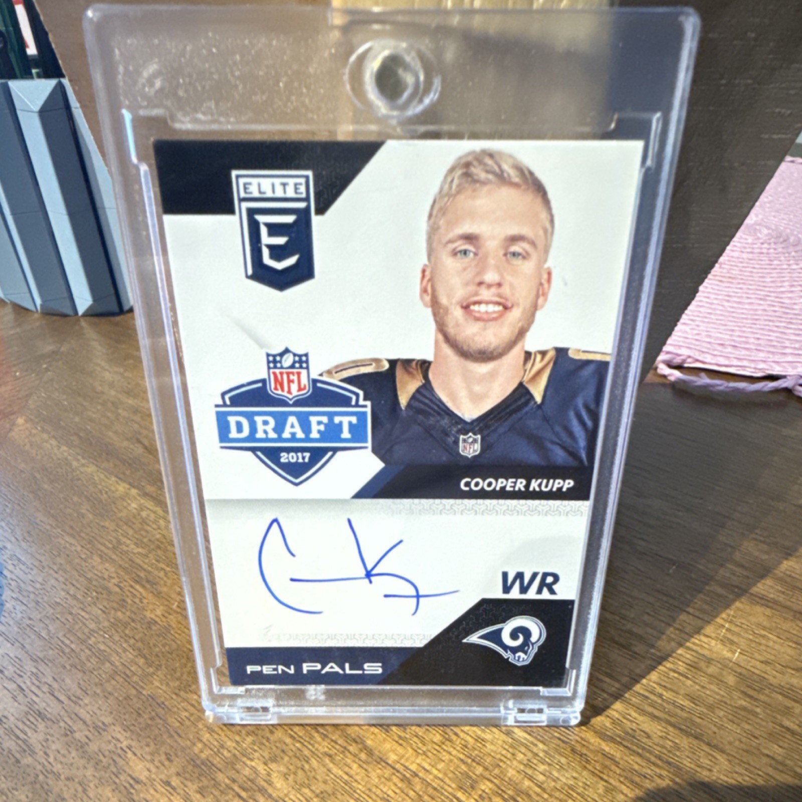 Panini 2017 Donruss Elite Pen Pals Cooper Kupp Autographed Card PP-CK
