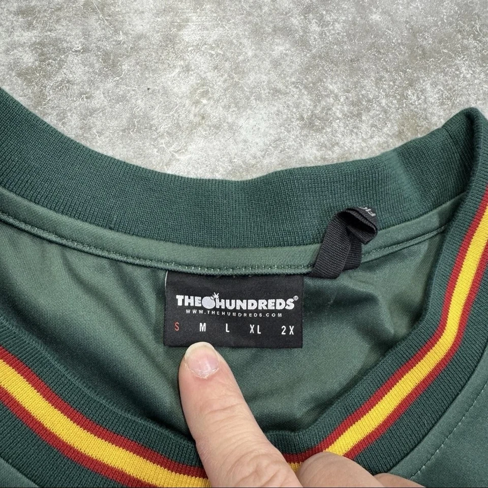 Camiseta sin mangas The Hundreds de baloncesto para hombre pequeña verde Adam Bomb H ropa de calle Foto 3 de 4