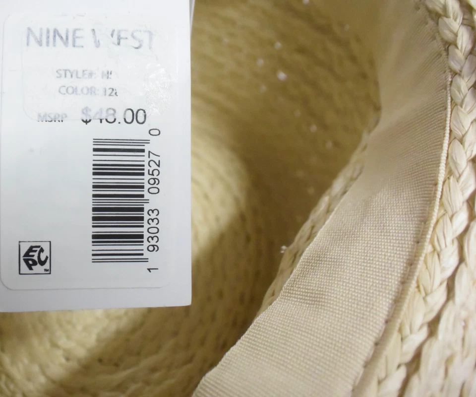 Sombrero Fedora para mujer NINE WEST. Bronceado NUEVO Foto 3 de 3