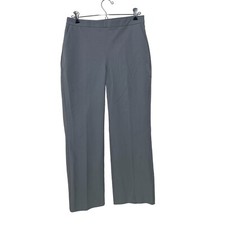 Eileen Fisher Women's Size 4 Gray Trouser Career Straight Leg Pants w/Pockets