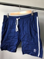 Image of GYM King  MED MENS BLUE JERSEY SHORTS SMART £19