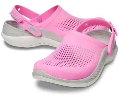 Zuecos Crocs Adultos Hombres Mujeres LiteRide 360 Acolchados Sin Cordones 2025 NUEVO