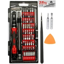 WIREHARD 62 in 1 Precision Screwdriver Set Computer Repair Tool Kit Magnetic Bit