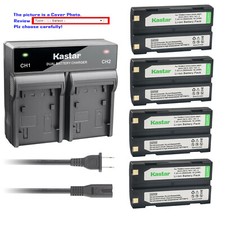 Kastar Ei-D-Li1 Battery Dual Rapid Charger for Trimble 29518 46607 52030 54344