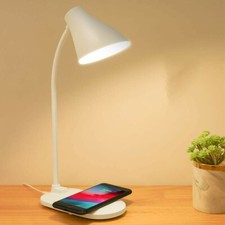 LED Desk lamp with wireless charger- New-Open box