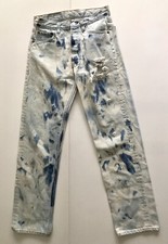 Vintage 1980s Levi 501xx Bleached Jeans Boyfriend Highwaist Made in USA 29x33