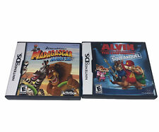 Lot of 2 Nintendo DS Games Alvin And The Chipmunks The Squeakquel Madagascar Kar