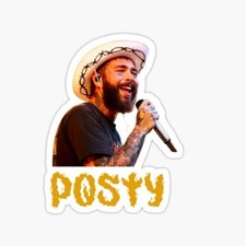 Post Malone, Posty, Vinyl Die Cut Sticker