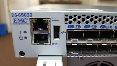 EMC Brocade DS-6505B BR-6505 24P x 16 GbE SFP+ FC Switch, 1 power supply