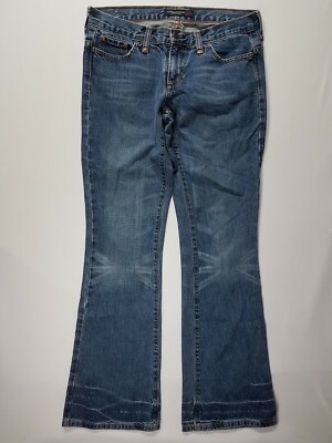 American Eagle 6 Women's Boot Cut Mid-Rise 100% Cotton Denim Casual Blue Jeans