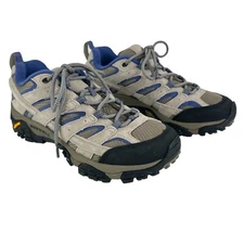 Merrell Women's Moab 2 Ventilator Hiking Shoes Size 9.5 Gray & Blue